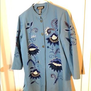 Indigo Moon outerwear Jacket. Size 1X
